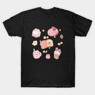 Pink Sticker T-Shirt